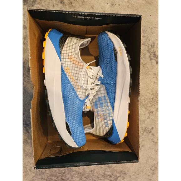 NIB The North Face Men’s Summit VECTIV™ Sky Trail Running Shoes Blue Yellow main image 5